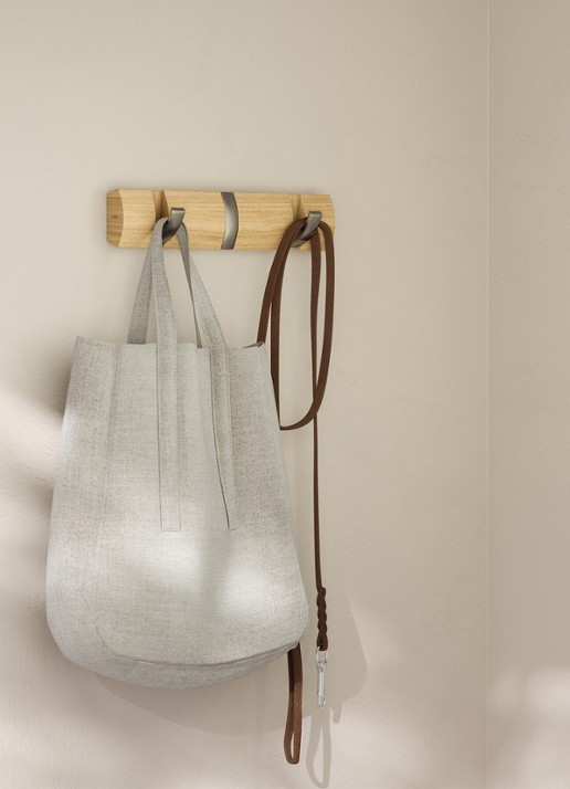 Umbra Hubba wandspiegel 61 cm - achterkant beige