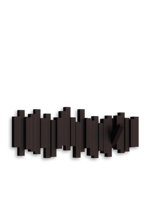 Umbra Sticks kapstok 50 cm - achterkant 3 donkerbruin