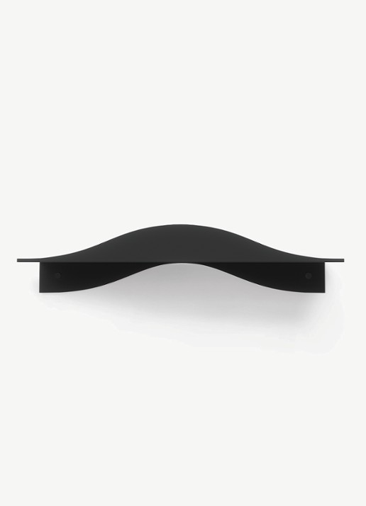 Umbra Surf wandplank set van 2 - detail 6 zwart
