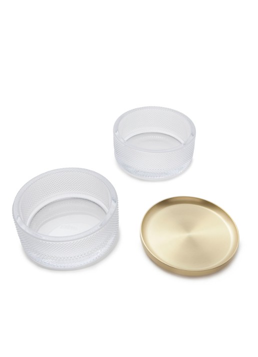 Umbra Tesora sieradendoos 13 cm - achterkant 7 goud