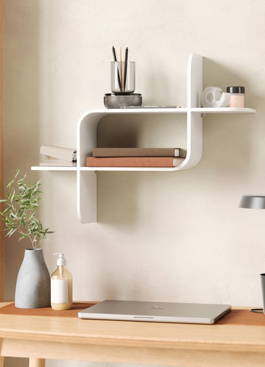 Umbra Wandplank 64 x 48 x 16 cm - achterkant wit