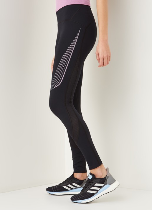Under Armour Rush low waist cropped hardlooplegging  - detail 5 zwart