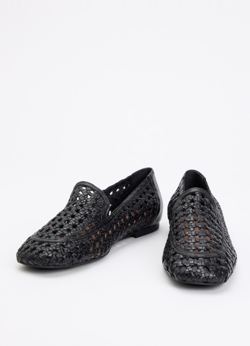 Unisa Baix loafer van leer - detail 4 zwart