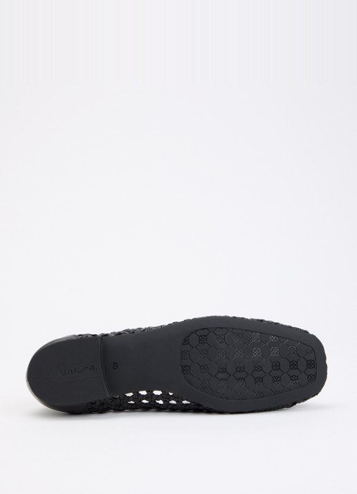 Unisa Baix loafer van leer - detail 6 zwart