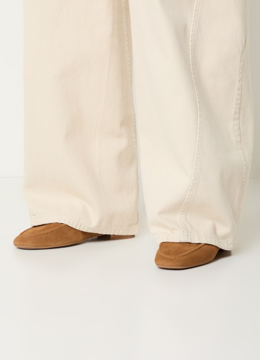 Unisa Belgi loafer - voorkant 3 camel