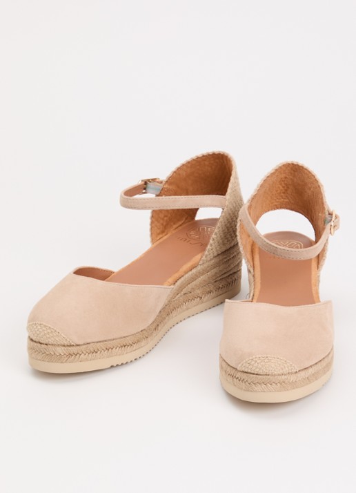 Unisa Cisca espadrille van suéde  - detail 3 naturel