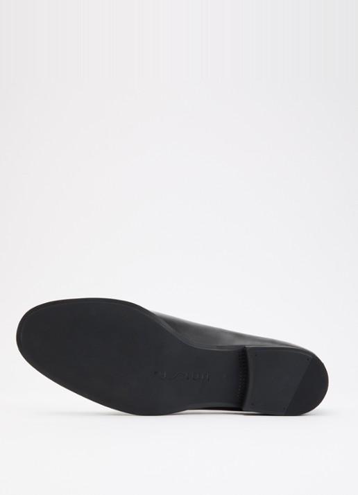 Unisa Dalcy loafer van leer - detail 4 zwart