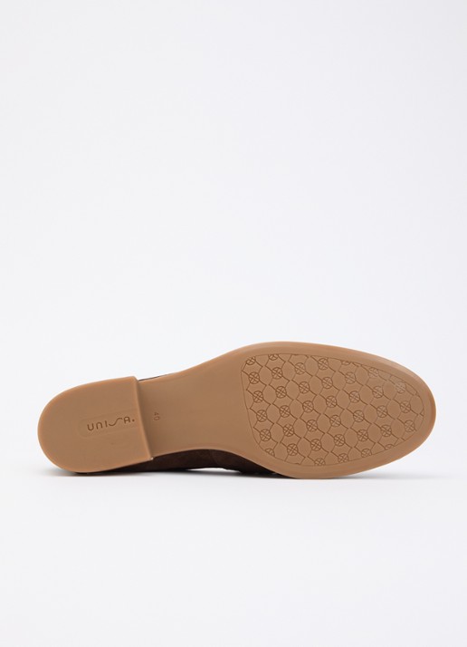 Unisa Dalma mocassin van suède  - detail 6 donkerbruin