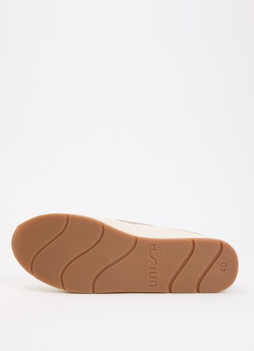 Unisa Dimas mocassin van leer - detail 6 ivoor