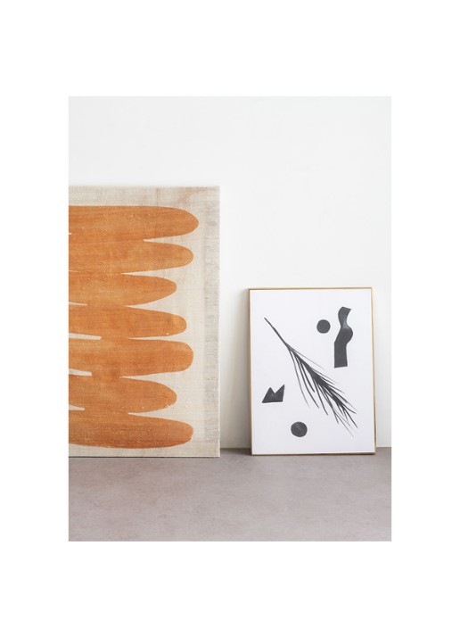 Urban Nature Culture Aesthetic Abstract wanddecoratie 40 x 30 cm - detail wit