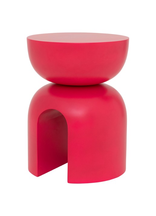 Urban Nature Culture Boje bijzettafel 40 x 30 cm - achterkant 6 fuchsia