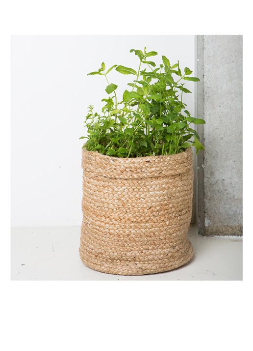 Urban Nature Culture Braided opbergmand 25 cm - detail 5 naturel