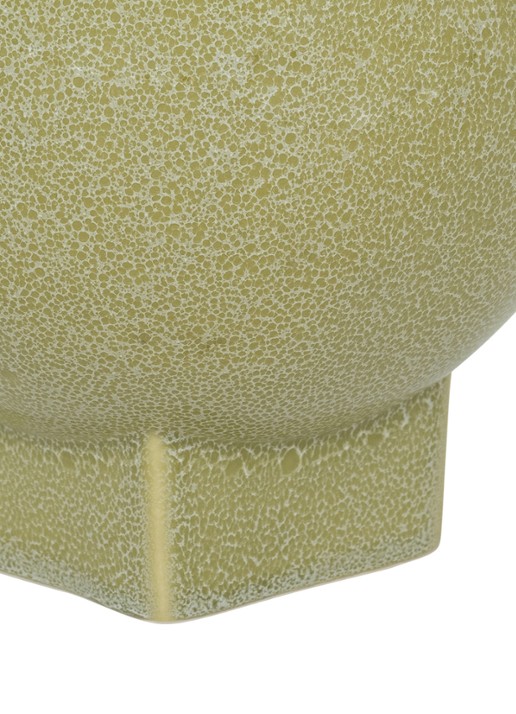 Urban Nature Culture Esfera vaas 25,5 cm - detail 3 lichtgroen