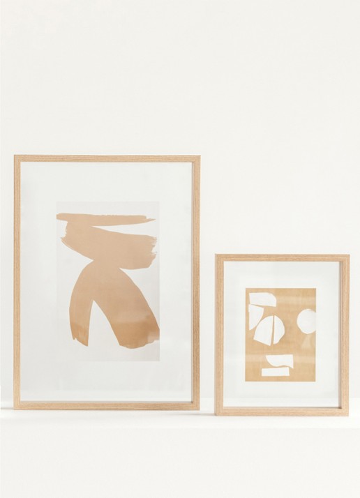 Urban Nature Culture Floating Aesthetic fotolijst - voorkant 2 beige