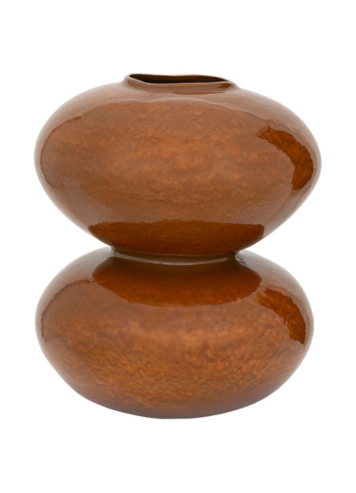 Urban Nature Culture Foss vaas 41 cm - voorkant beige