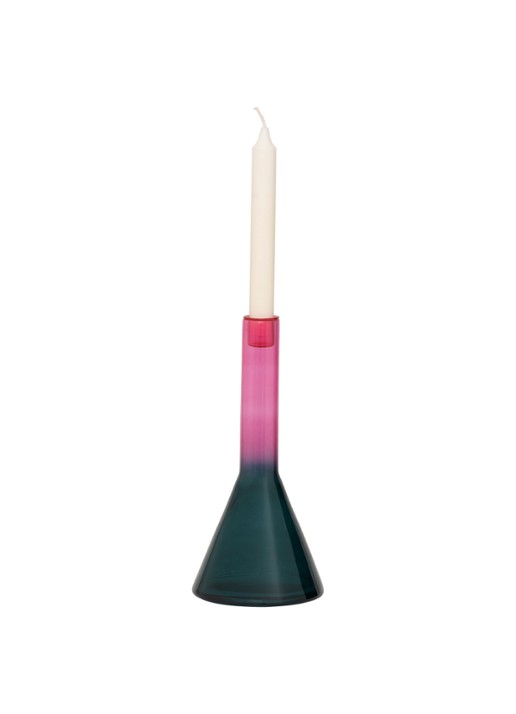 Urban Nature Culture Frisk kandelaar 27 cm - achterkant roze