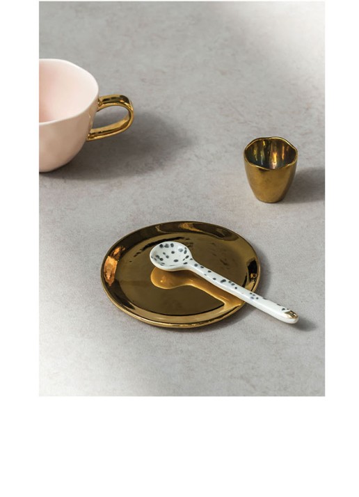 Urban Nature Culture Good Morning eierdop 5 cm set van 2 - detail 3 goud