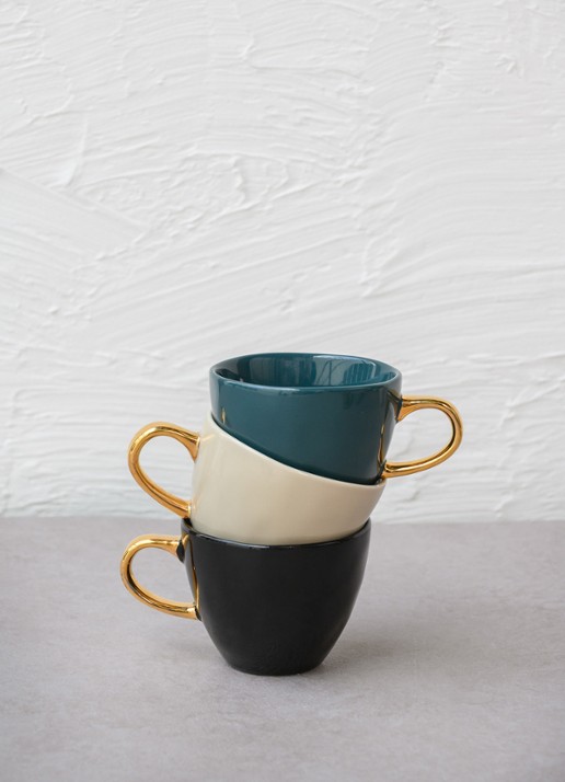 Urban Nature Culture Good Morning Mini koffiekop 150 ml - voorkant 2 zeegroen