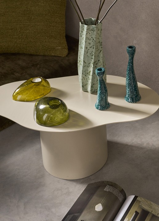 Urban Nature Culture Grace kandelaar 17,5 cm - detail 4 zeegroen