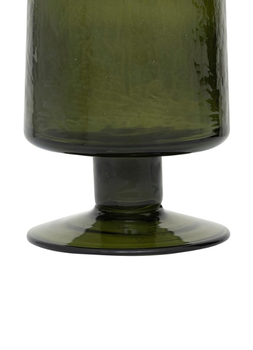 Urban Nature Culture Hammered wijnglas - achterkant groen