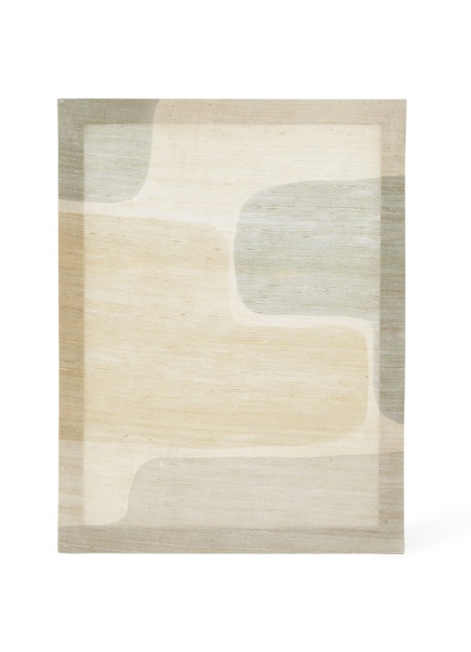 Urban Nature Culture Labyrinth B wanddecoratie 65 x 50 cm - voorkant 2 beige