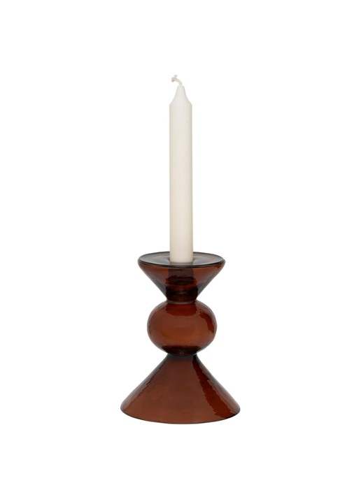 Urban Nature Culture Mesi kandelaar 15 cm - achterkant 2 steenrood