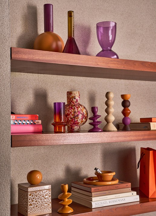 Urban Nature Culture Munter vaas 17 cm - detail paars