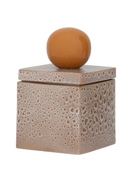 Urban Nature Culture Runa opbergpot 14 cm - achterkant orange