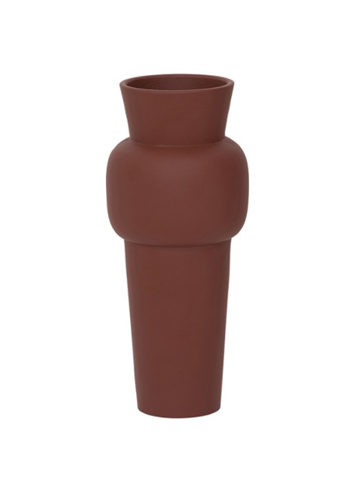 Urban Nature Culture Thor vaas 30 cm - voorkant aubergine