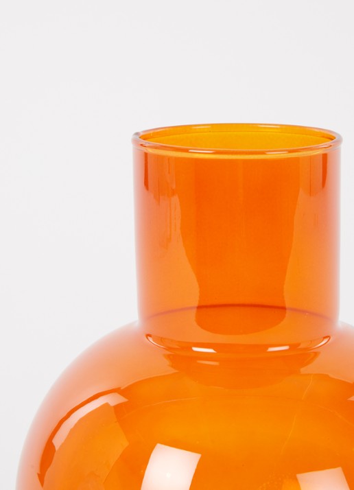 Urban Nature Culture Tummy A vaas 24 cm - detail 3 orange