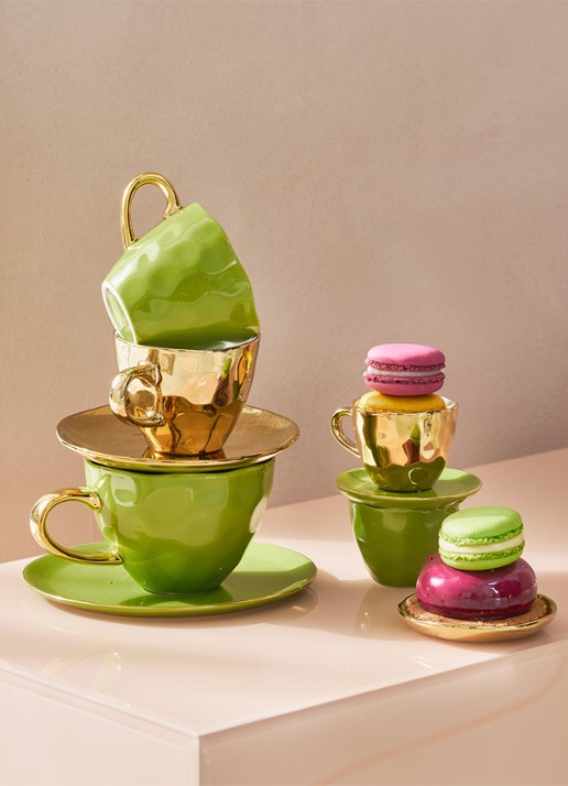 Urban Nature Culture Urban Nature Culture Good Morning saucer gold - voorkant 2 goud