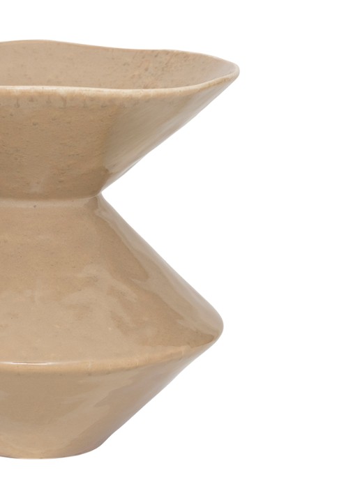 Urban Nature Culture Zale vaas 28 cm - detail taupe