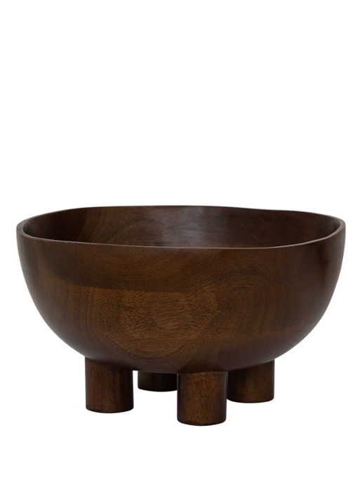 Urban Nature Culture Zeno serveerschaal 27 cm - achterkant bruin