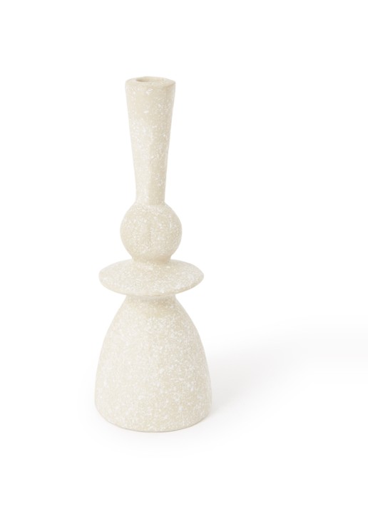 Urban Nature Culture Zola A kandelaar 25 cm - voorkant creme