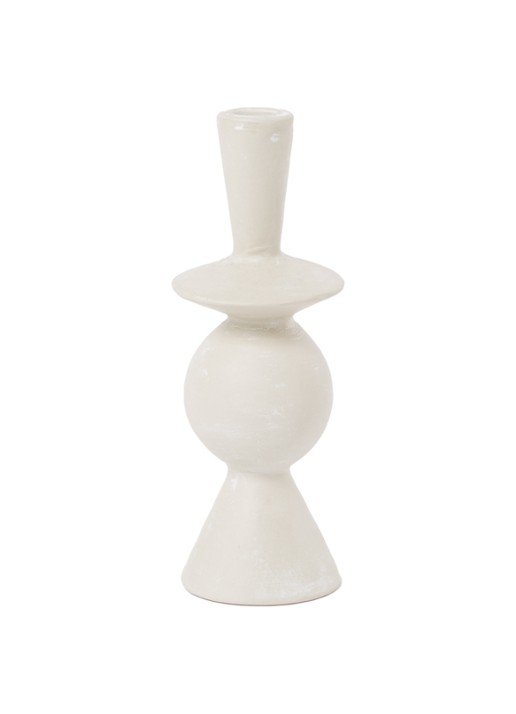 Urban Nature Culture Zola B kandelaar 25 cm - voorkant creme