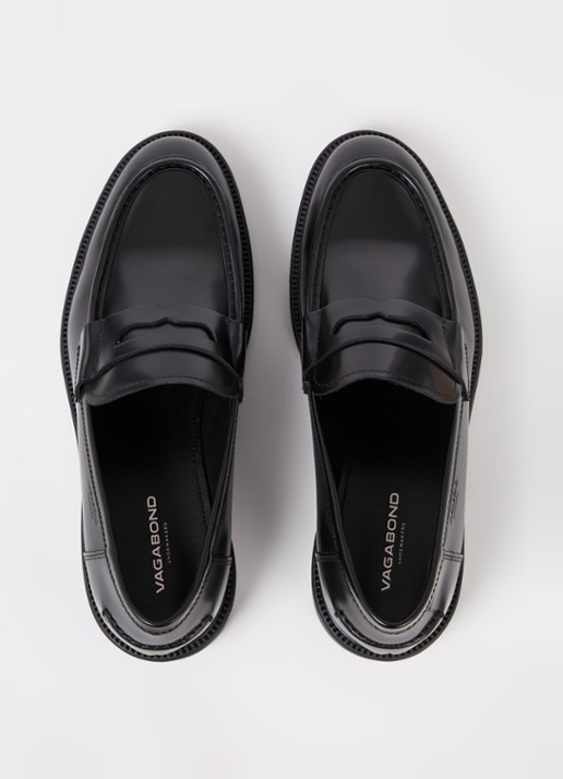 Vagabond Shoemakers Alex loafer van leer - detail 4 zwart