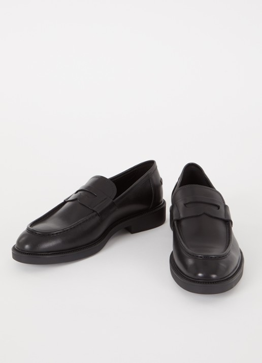 Vagabond Shoemakers Alex M loafer van leer - detail 4 zwart