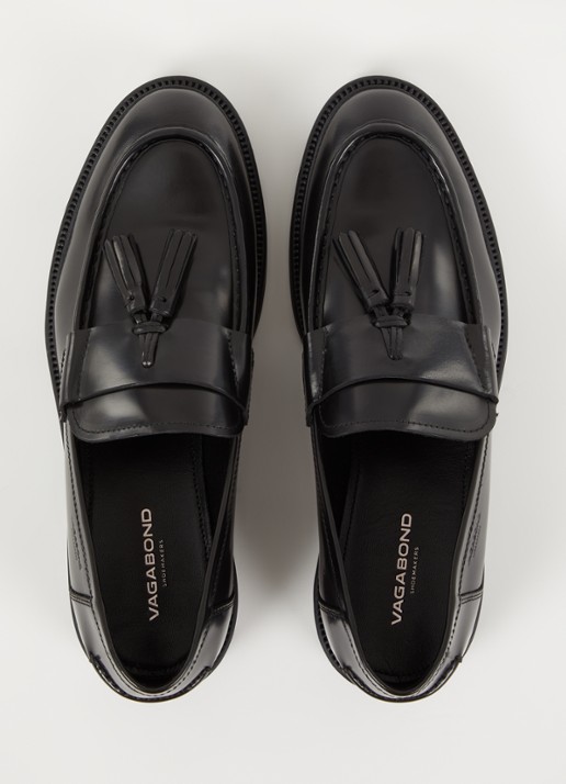 Vagabond Shoemakers Alex M loafer van leer - detail 4 zwart
