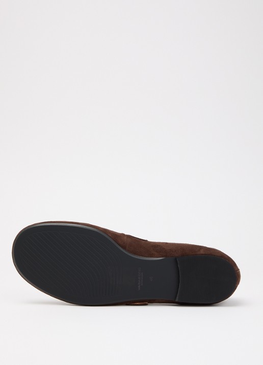 Vagabond Shoemakers Aleya ballerina van geitensuède - detail 4 bruin