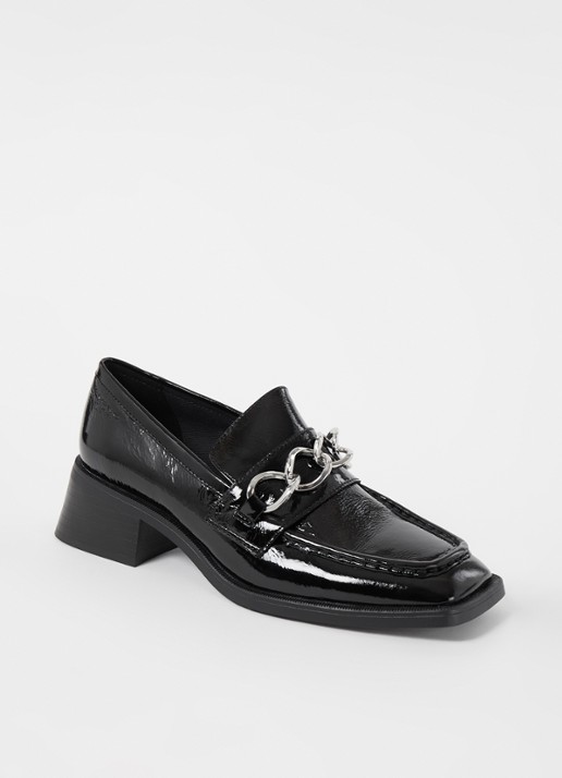 Vagabond Shoemakers Blanca loafer van lakleer - voorkant 5 zwart