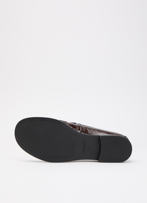 Vagabond Shoemakers Brandi loafers van leer met lakfinish - detail 3 bruin