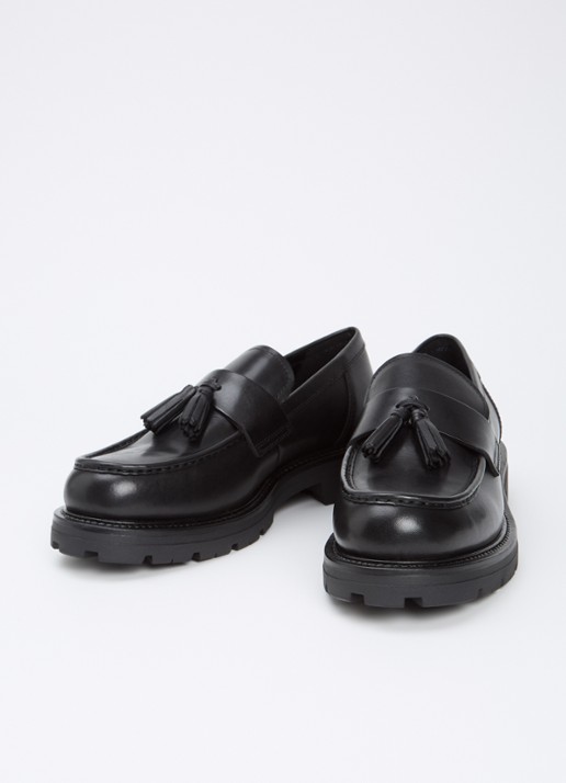 Vagabond Shoemakers Cameron loafer van leer - detail zwart