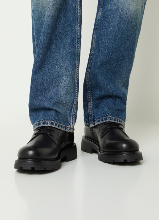 Vagabond Shoemakers Cameron veterboot van leer - voorkant 5 zwart