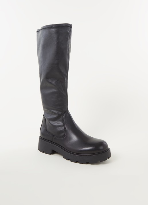 Vagabond Shoemakers Cosmo 2.0 laars met leren details - voorkant 3 zwart
