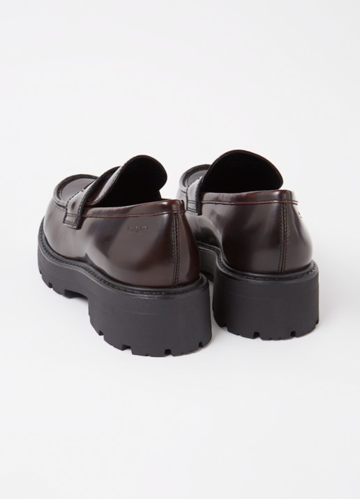 Vagabond Shoemakers Cosmo loafer van leer - detail 4 bordeauxrood