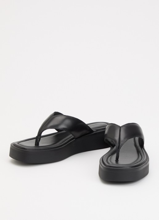 Vagabond Shoemakers Danya slippers van leer - detail 2 zwart