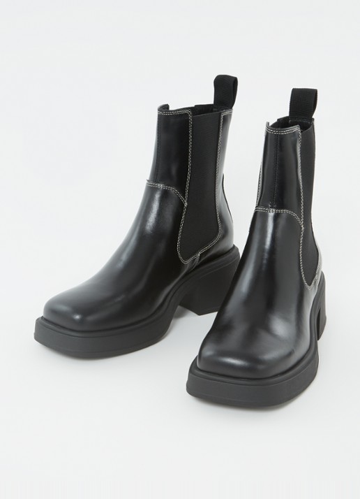 Vagabond Shoemakers Dorah chelsea boot van leer - detail 2 zwart