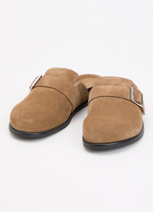 Vagabond Shoemakers Effie muiltje van suède - detail camel