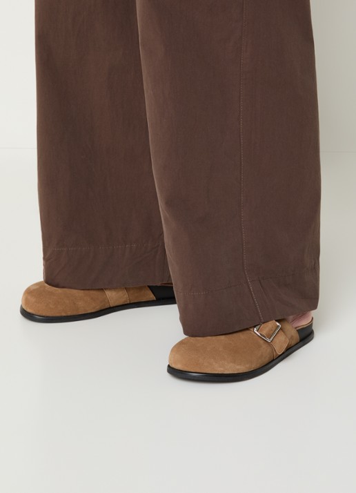 Vagabond Shoemakers Effie muiltje van suède - voorkant 5 camel