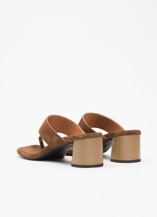 Vagabond Shoemakers Evie muiltje van geitensuède - achterkant 5 bruin